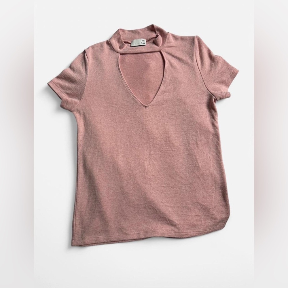 Wilfred free Robillard choker cut out short sleeve top M